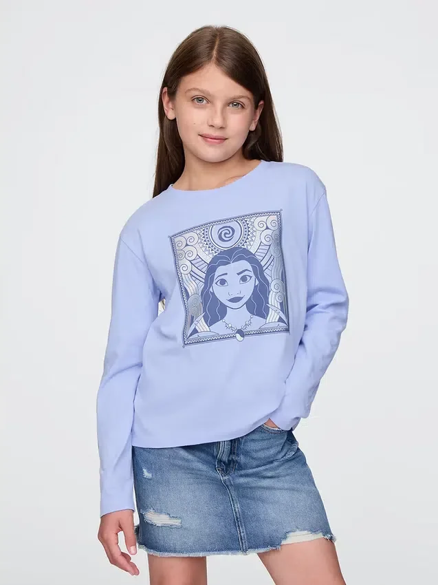 Gap × Disney Kinder-T-Shirt mit „Moana“-Motiv