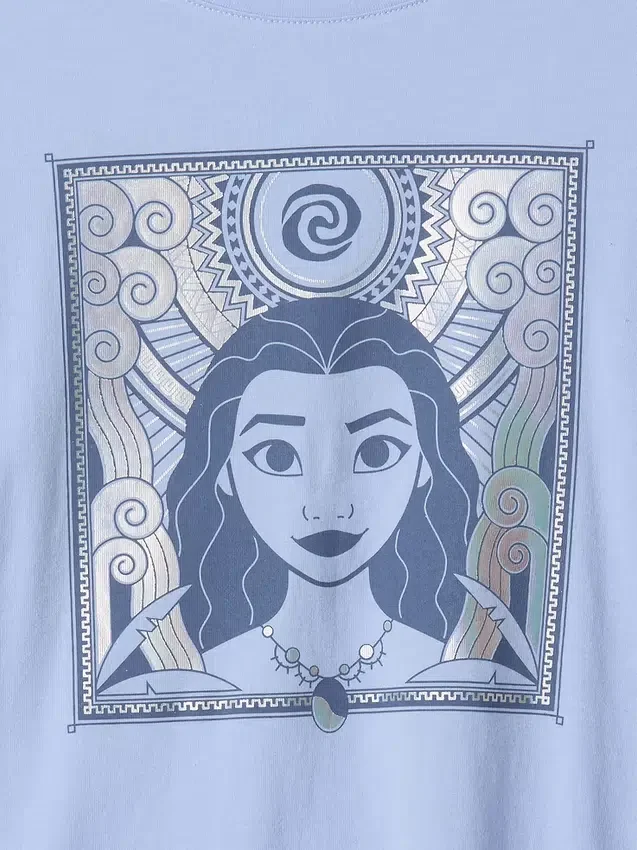 Gap × Disney Kinder-T-Shirt mit „Moana“-Motiv