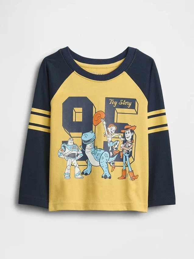Gap × Disney Raglan-Jersey-T-Shirt für Baby & Kleinkind