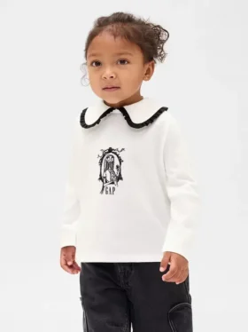 GAP × Disney „Tim Burtons The Nightmare Before Christmas“ Baby & Kleinkind-Matrosen-Oberteil