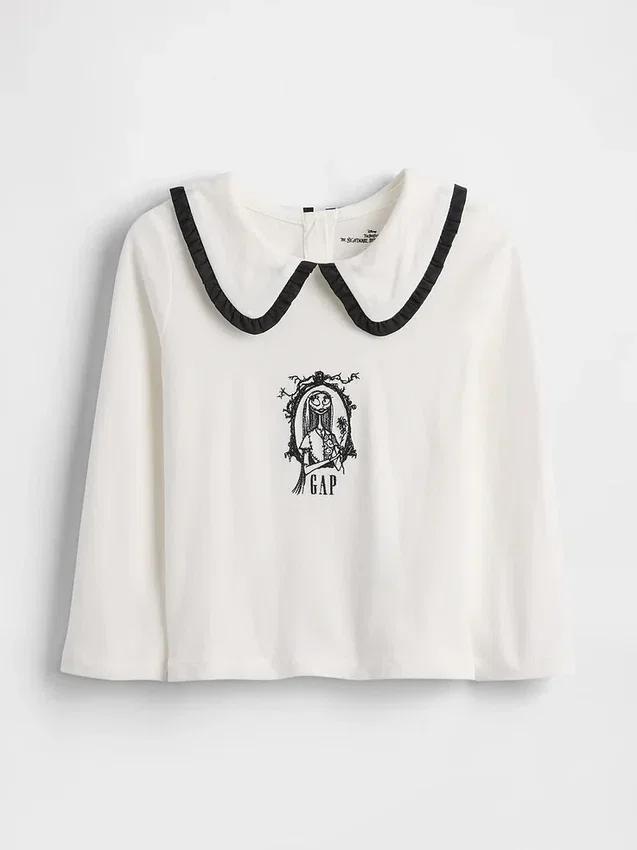 GAP × Disney „Tim Burtons The Nightmare Before Christmas“ Baby & Kleinkind-Matrosen-Oberteil