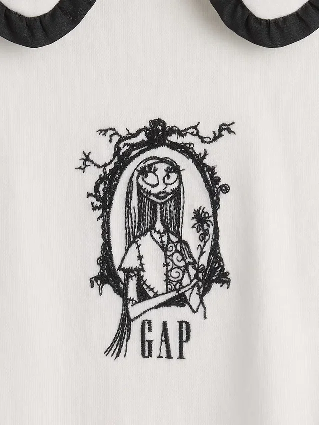 GAP × Disney „Tim Burtons The Nightmare Before Christmas“ Baby & Kleinkind-Matrosen-Oberteil