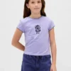Gap × Disney „Tim Burtons The Nightmare Before Christmas“ Kinder-T-Shirt mit Grafik in geschrumpfter Passform