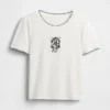GAP × Disney: Tim Burtons „The Nightmare Before Christmas“ – Modernes, schmal geschnittenes T-Shirt