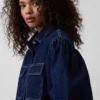 Gap × Hfr Denim-Hemd mit Ballonärmeln von Latoucha