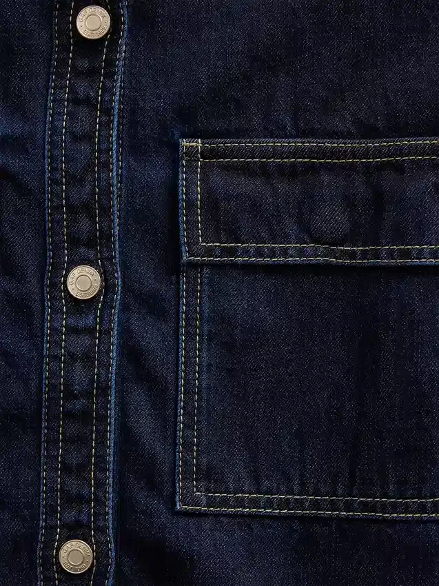 Gap × Hfr Denim-Hemd mit Ballonärmeln von Latoucha