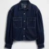Gap × Hfr Denim-Hemd mit Ballonärmeln von Latoucha