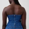 GAP × Hfr Denim-Korsett-Oberteil von Atelier Ndigo