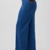 Gap × Hfr High Rise Pintuck Stride Wide-Leg Jeans von Atelier Ndigo