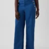 Gap × Hfr High Rise Pintuck Stride Wide-Leg Jeans von Atelier Ndigo