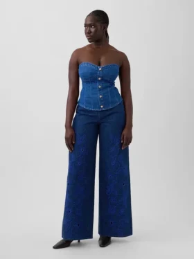 GAP × Hfr Low Slung Floral Extra Baggy Jeans von Atelier Ndigo