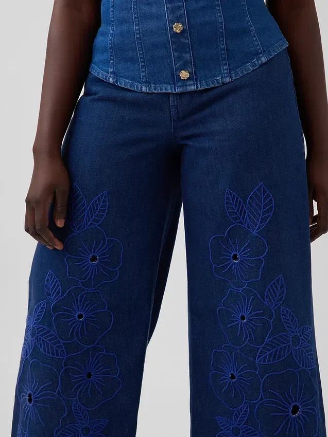 GAP × Hfr Low Slung Floral Extra Baggy Jeans von Atelier Ndigo