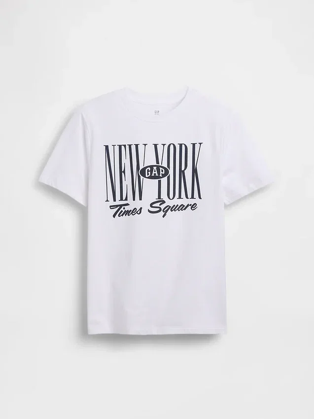 Gap NYC Logo-T-Shirt für Kinder