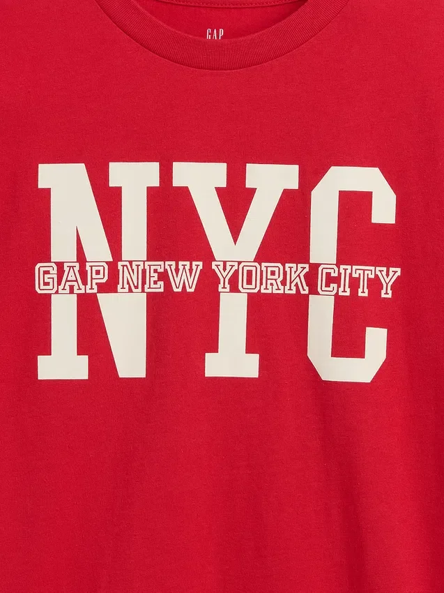 Gap NYC Logo-T-Shirt für Kinder
