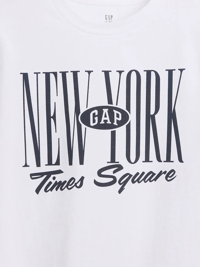 Gap NYC Logo-T-Shirt für Kinder