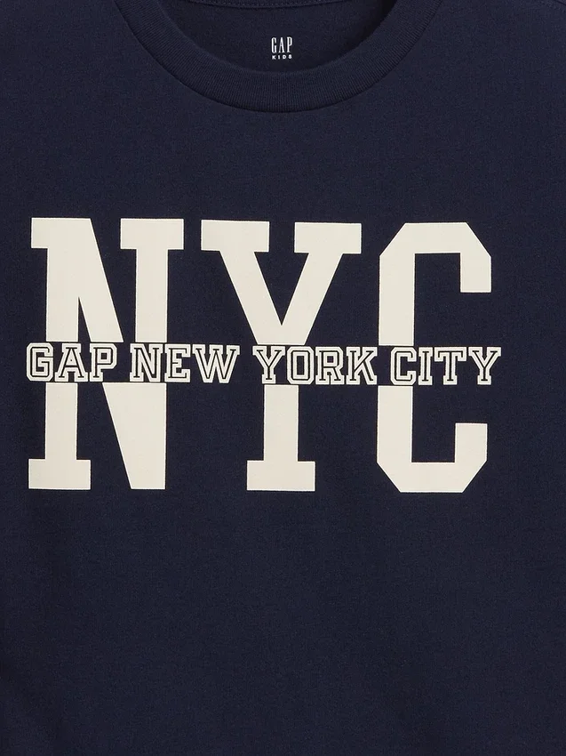 Gap NYC Logo-T-Shirt für Kinder