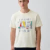 Gap Sport Schweres T-Shirt mit Grafikprint