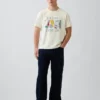 Gap Sport Schweres T-Shirt mit Grafikprint