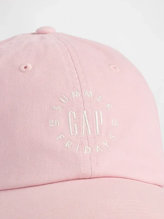 Gap × Summer Fridays Baseballkappe aus Bio-Baumwolle mit Logo