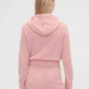GAP × Summer Fridays CashSoft-Waffelpiqué-Hoodie in verkürzter Passform
