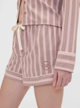 Gap × Summer Fridays Flanell-Streifen-Boxershorts