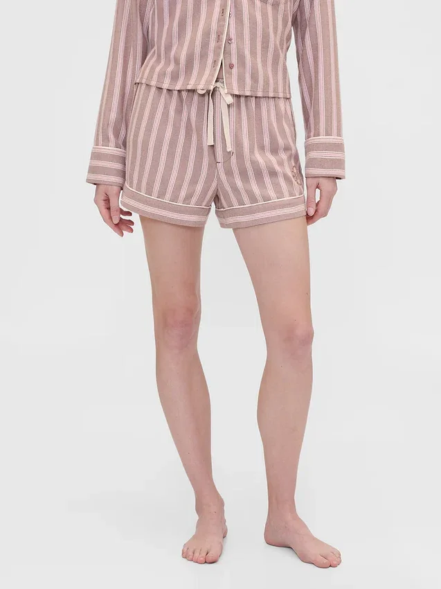 Gap × Summer Fridays Flanell-Streifen-Boxershorts