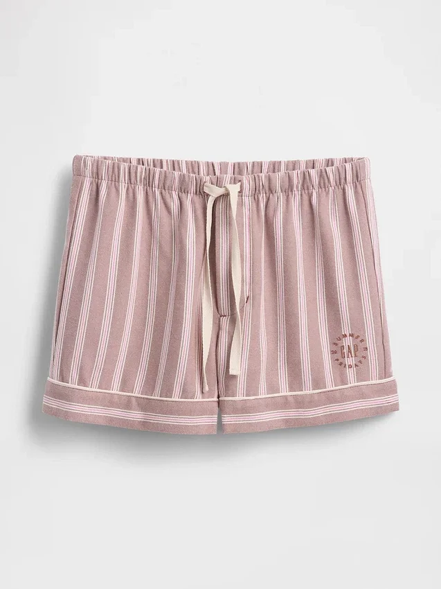 Gap × Summer Fridays Flanell-Streifen-Boxershorts
