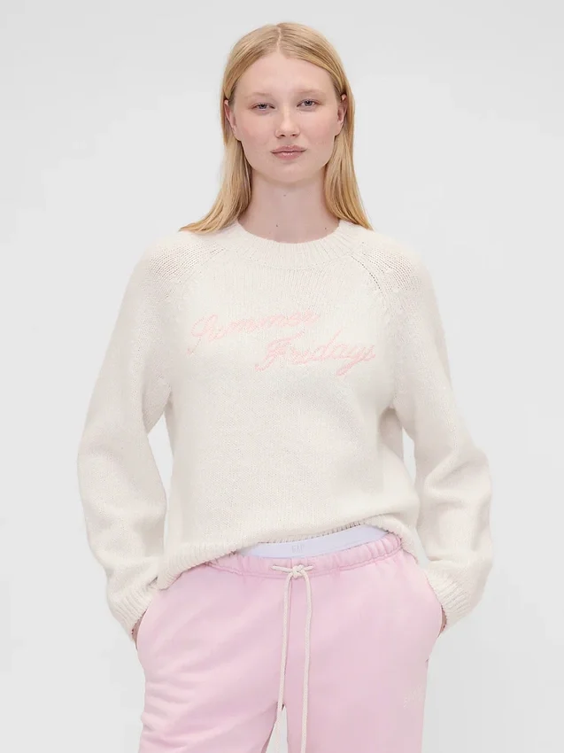 Gap × Summer Fridays Oversized-Pullover mit Logo