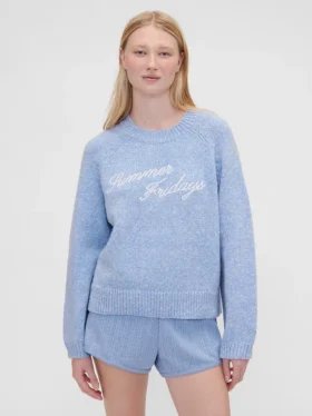 Gap × Summer Fridays Oversized-Pullover mit Logo
