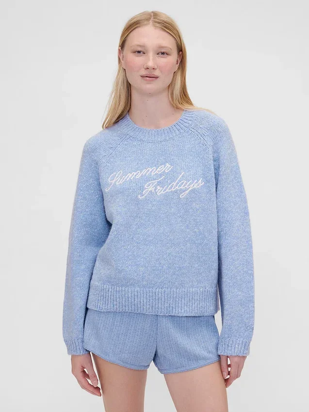Gap × Summer Fridays Oversized-Pullover mit Logo