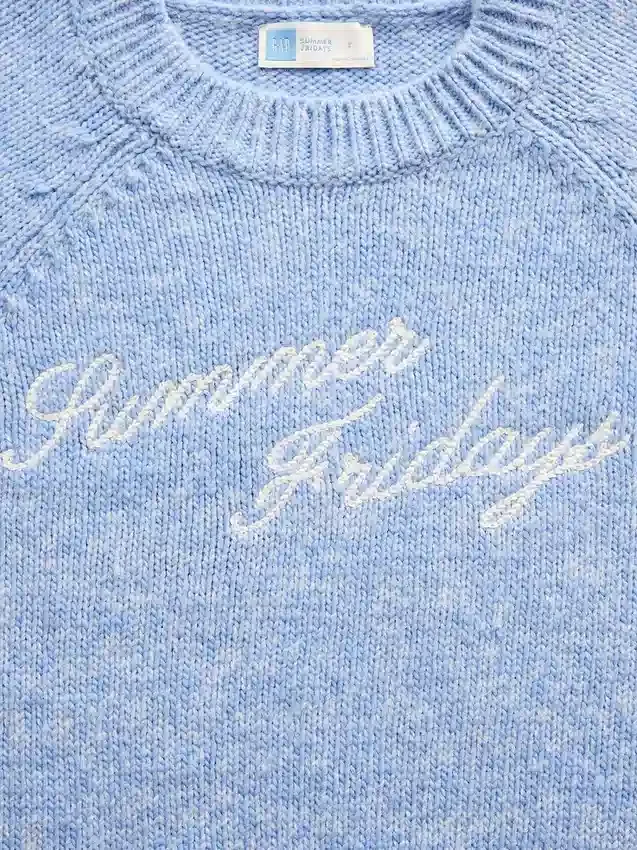 Gap × Summer Fridays Oversized-Pullover mit Logo