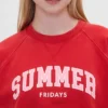 Gap × Summer Fridays Oversized-Raglan-Sweatshirt mit Gap Logo
