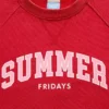Gap × Summer Fridays Oversized-Raglan-Sweatshirt mit Gap Logo