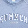 Gap × Summer Fridays Oversized-Raglan-Sweatshirt mit Gap Logo