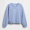 Gap × Summer Fridays Oversized-Raglan-Sweatshirt mit Gap Logo