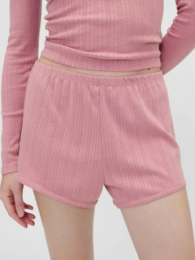 GAP × Summer Fridays Pointelle-Pyjama-Shorts