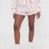 GAP × Summer Fridays Popeline-Pyjama-Shorts mit „Kiss“-Print
