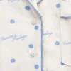 GAP × Summer Fridays Pyjama-Hemd aus Flanell mit Punktmuster in lockerer Passform