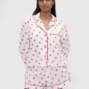 GAP × Summer Fridays Pyjama-Hemd aus Popeline mit lockerer Passform