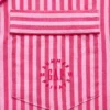 Gap × Summer Fridays Pyjama-Hemd aus Popeline mit Streifen in lockerer Passform