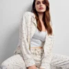 Gap × Summer Fridays Pyjama-Hose aus locker sitzendem Flanell mit Punktmuster