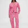 GAP × Summer Fridays Pyjama-Hose aus lockerem Popeline mit Streifen