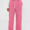 GAP × Summer Fridays Pyjama-Hose aus lockerem Popeline mit Streifen