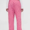 GAP × Summer Fridays Pyjama-Hose aus lockerem Popeline mit Streifen