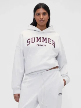 GAP × Summer Fridays Schwerer Oversize-Hoodie mit Logo