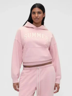 GAP × Summer Fridays Schwerer Oversize-Hoodie mit Logo