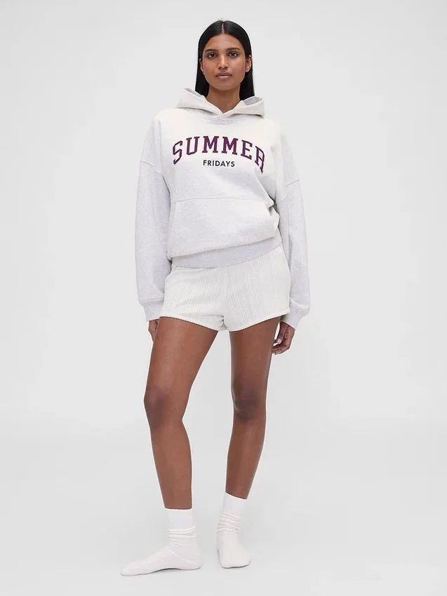 GAP × Summer Fridays Schwerer Oversize-Hoodie mit Logo