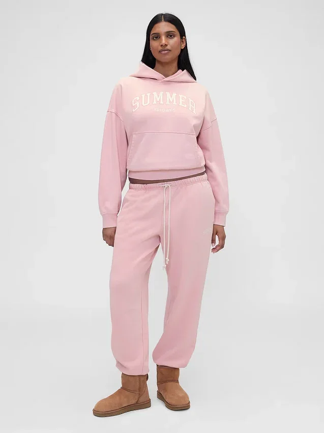 GAP × Summer Fridays Schwerer Oversize-Hoodie mit Logo