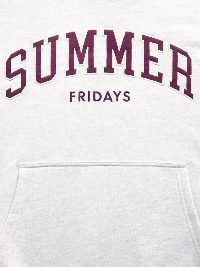 GAP × Summer Fridays Schwerer Oversize-Hoodie mit Logo