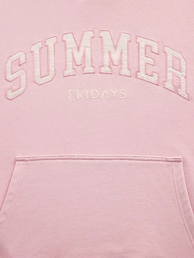 GAP × Summer Fridays Schwerer Oversize-Hoodie mit Logo
